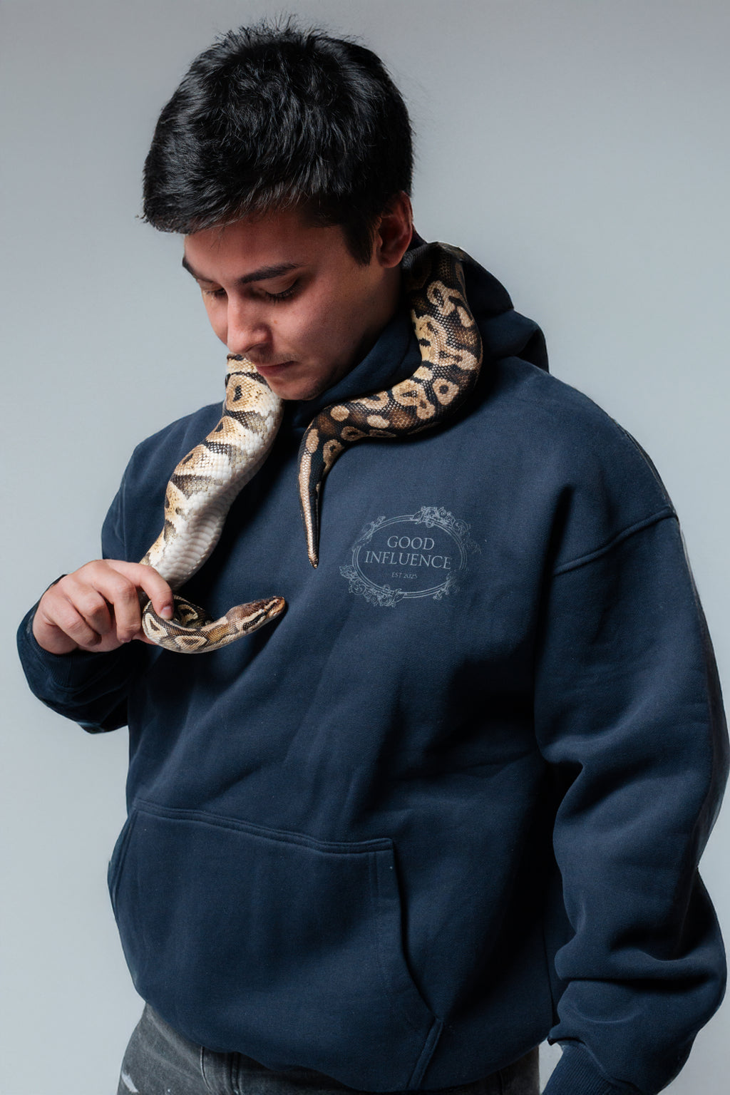 CLASSIC FLEECE HOODIE - NAVY