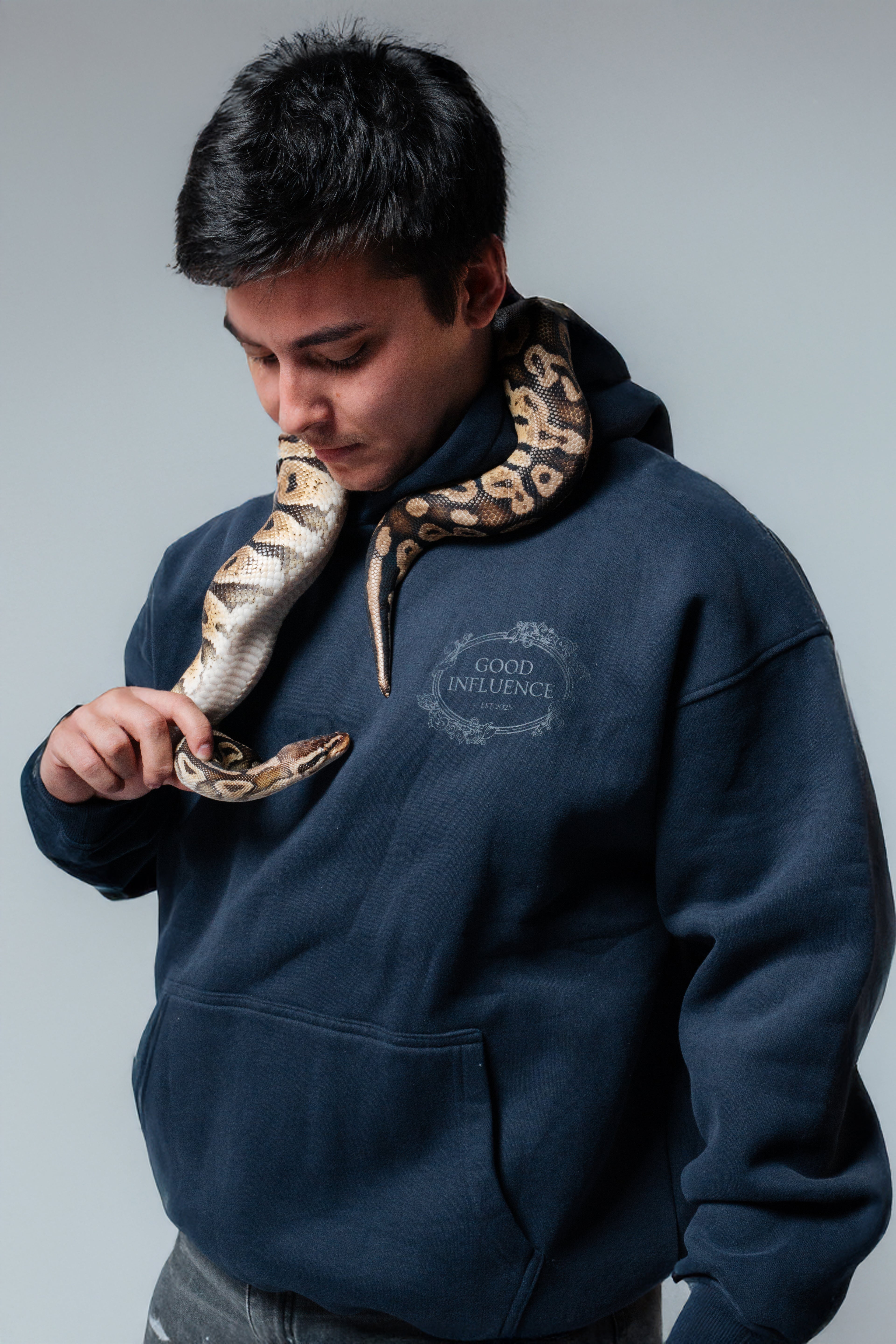 CLASSIC FLEECE HOODIE - NAVY
