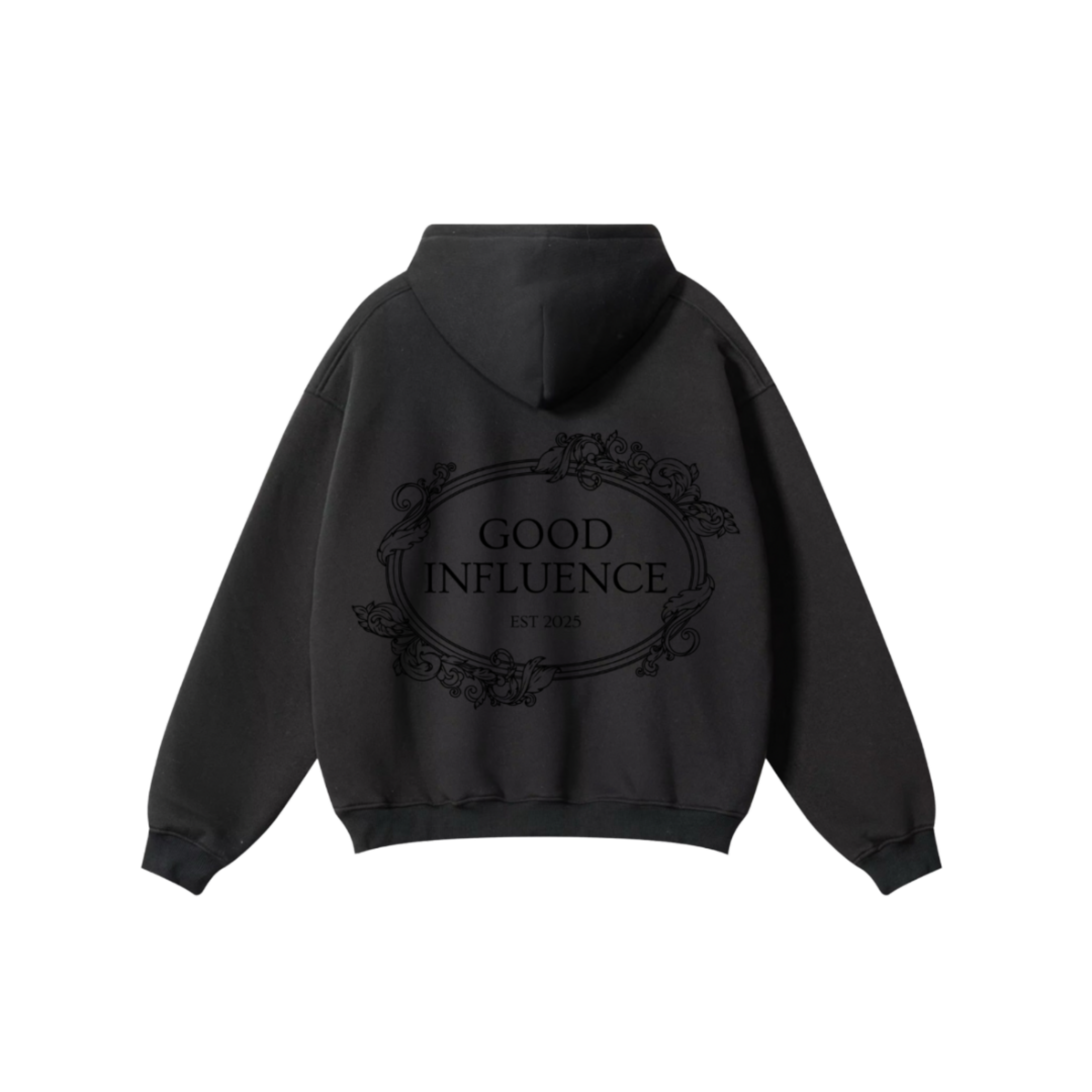 CLASSIC FRENCH TERRY HOODIE - BLACK