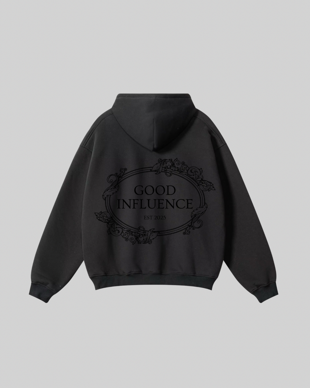 CLASSIC FRENCH TERRY HOODIE - BLACK